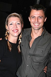 Photo Op - Frankenstein rehearsal - Kelly Devine - Bill Fennelly