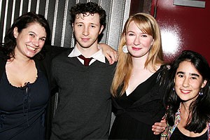 Photo Op - None of the Above opening - Julie Karmer - Adam Green - Halley Feiffer - Jenny Lyn Bader