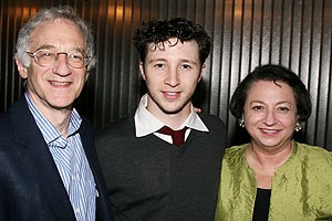 Photo Op - None of the Above opening - Joseph (dad) - Adam Green - Karen (mom)