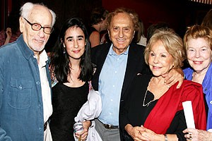 Photo Op - None of the Above opening - Eli Wallach - Jenny Lyn Bader - Joseph Stein - (wife) - Anne Jackson