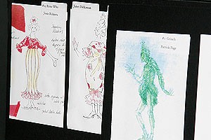 Photo Op - Grinch rehearsal 2007 - costume sketches