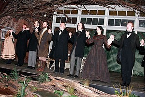 Photo op - Trumpery opening - cc - full cast