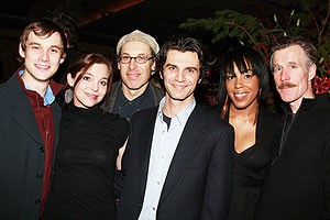 Photo Op - Doris to Darlene opening - Tobias Segal - Laura Heisler - David Chandler - Michael Crane - de'Adre Aziza - Tom Nelis