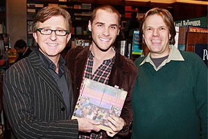 Photo Op - Thomas Schumacher book signing - Thomas Schumacher - Josh Strickland - Jeff Kurtti