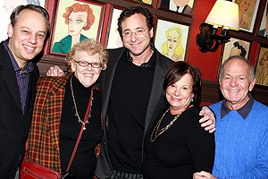 Bob Saget at Sardi's - Roy Miller - Charlotte Wilcox - Barbara Freitag - Buddy Freitag