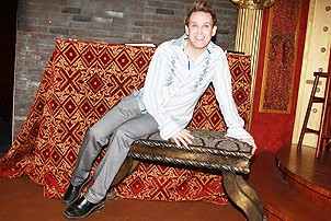 Fabulous Divas Opening - Alan Palmer (on bench)