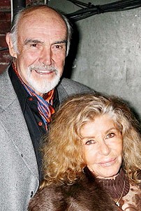 Sean Connery at Homecoming - Sean Connery - wife Micheline Roquebrune