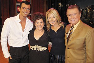 Marissa Jaret Winokur on Regis and Kelly - Tony Dovolani - Marissa Jaret Winokur - Kelly Ripa - Regis Philbin 