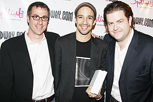 2008 Broadway.com Audience Awards - Matt Kupchin - Lin-Manuel Miranda - Paul Wontorek