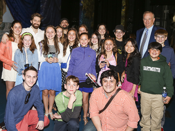 Finding Neverland - Backstage - 5/15 - Matthew Morrison - Laura Michelle Kelly - Bill O'Reilly