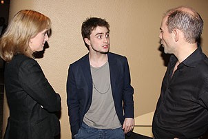 Daniel Radcliffe at Sunday in the Park with George - Jenna Russell - Daniel Radcliffe - Daniel Evans (talking)