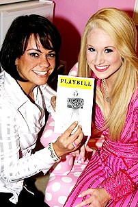 Ali Vincent at Legally Blonde - Ali Vincent - Bailey Hanks (playbill)