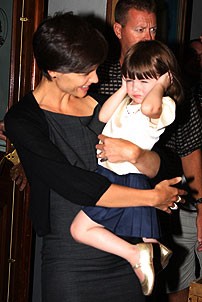 Katie Holmes at Little Mermaid - Suri Cruise - Katie Holmes (crying)