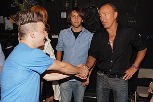 Bruce Springsteen at Spring Awakening - Gerard Canonico - Bruce Springsteen (shaking hands)