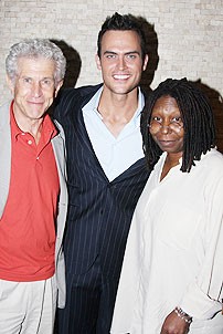 Cheyenne Jackson at Tony Di Napoli's - Tony Roberts - Whoopi Goldberg