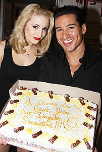 Mario Lopez at Cold Stone - Jessica Lee Goldyn - Mario Lopez