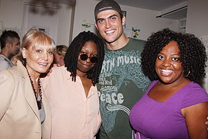 The View at Xanadu - Barbara Walters - Whoopi Goldberg - Cheyenne Jackson - Sherri Shepard