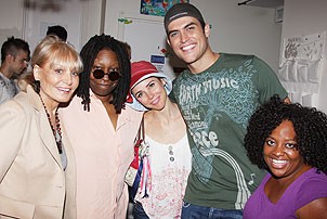 The View at Xanadu - Barbara Walters - Whoopi Goldberg - Kerry Butler - Cheyenne Jackson - Sherri Shepard