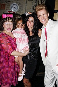 Courteney Cox Visits Hairspray - Marissa Perry - Coco - Courteney Cox - Ashley Parker Angel