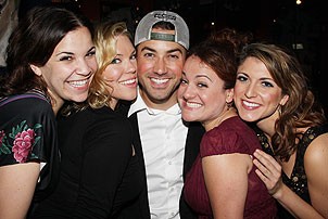 Ace Young Grease Opening - Lindsay Mendez - Robyn Hurder - Christina Sivrich - Janine DiVita - Ace Young