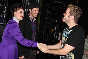 Perez Hilton Show Hopping - Ashley Brown - Gavin Lee - Perez Hilton