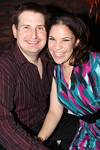 Marvelous Wonderettes Opening - Lindsay Mendez - husband Michael Borth