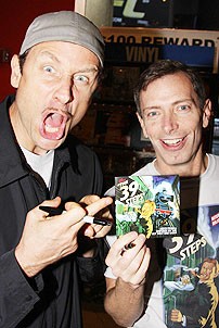 39 Steps CD Signing - Sam robards - Arnie Burton