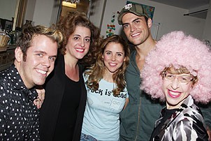 Perez Hilton Show Hopping - Perez Hilton - Mary Testa - Kerry Butler - Cheyenne Jackson - Jackie Hoffman