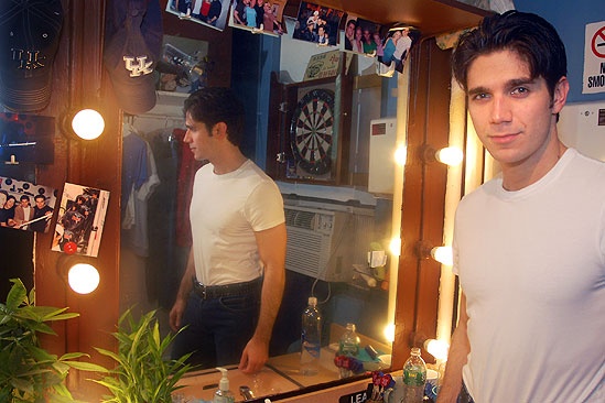 Grease Thanksgiving Day parade – Derek Keeling dressing room