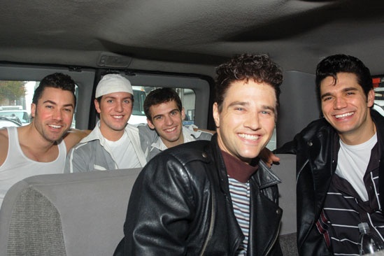 Grease Thanksgiving Day parade – Ace Young - Joe Komara - Joseph Medeiros - Ryan Patrick Binder - Derek Keeling