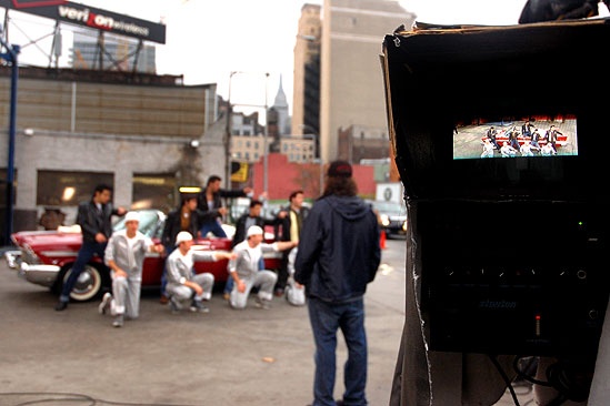Grease Thanksgiving Day parade – camera