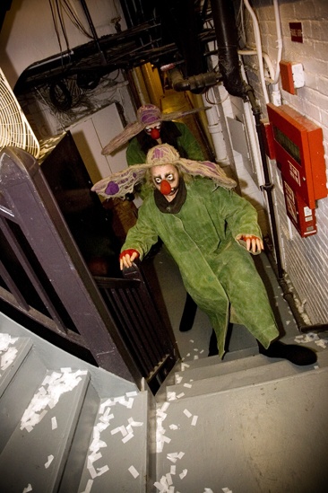 Slava’s Snowshow backstage – stairs