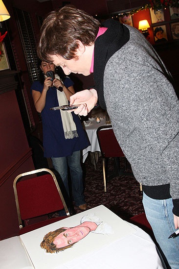 Clay Aiken at Sardi's - Clay Aiken  - phone