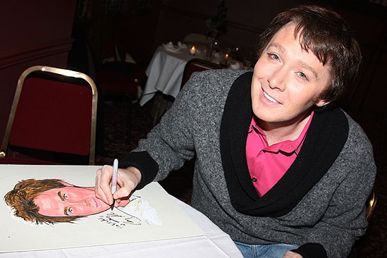 Clay Aiken at Sardi's - Clay Aiken  - autograph