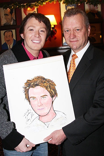 Clay Aiken at Sardi's - Clay Aiken - Max Klimavicius 3