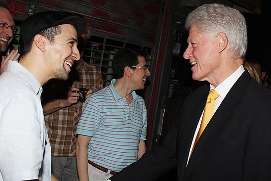 The Clintons at In the Heights - Lin-Manuel Miranda – Bill Clinton