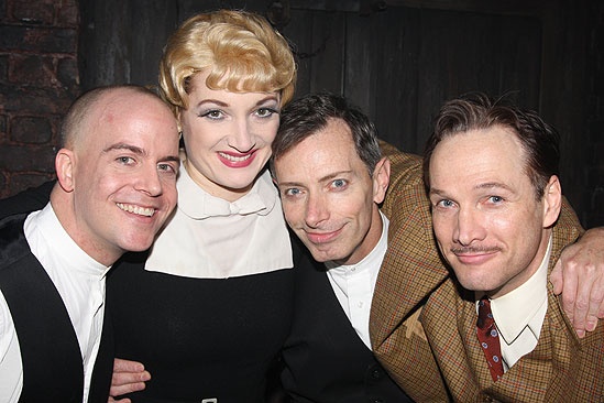 The 39 Steps at Helen Hayes Theater – Jeffrey Kuhn – Francesca Faridany – Arnie Burton – Sean Mahon