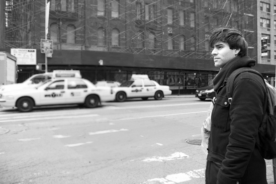 A Day in the Life of Adam Fiorentino – crossing the street