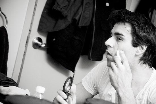 A Day in the Life of Adam Fiorentino – makeup