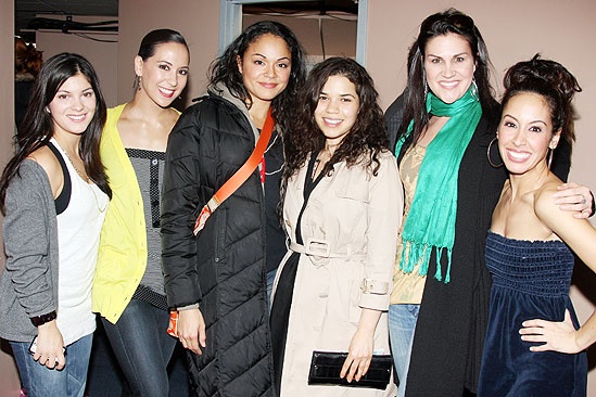 Ugly Betty at West Side Story – Haley Carlucci – Kristine Covillo – Karen Olivo – America Ferrera -Alena Watters – Kat Nejat 
